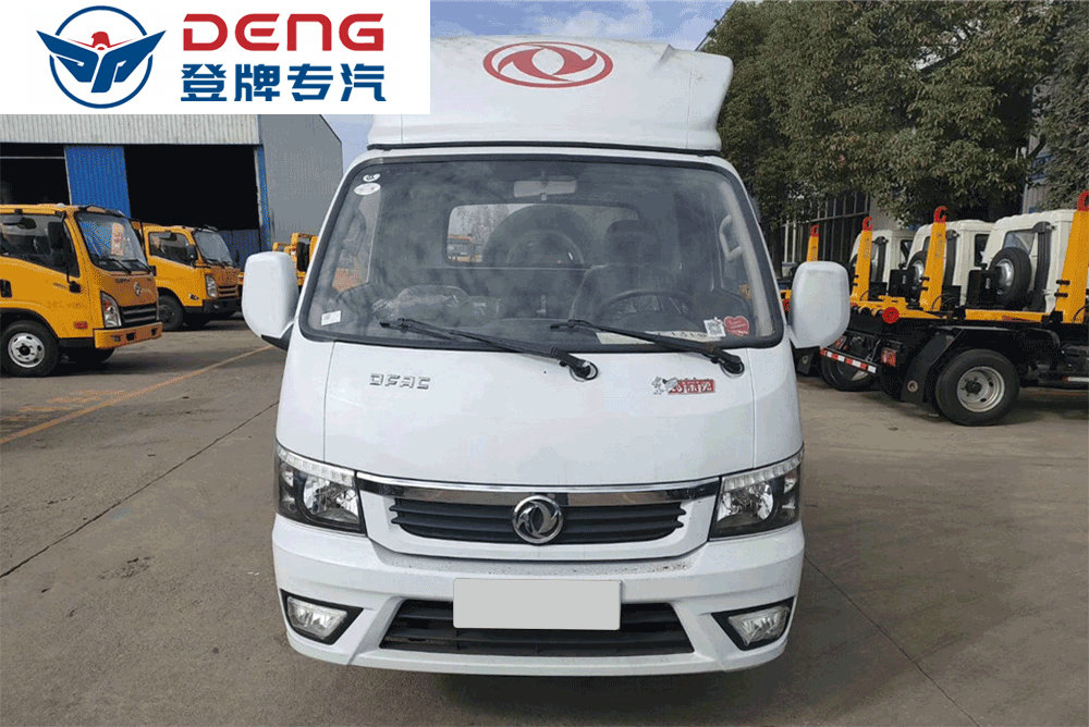 東風(fēng)途逸3方藍牌勾臂垃圾車(chē)_08