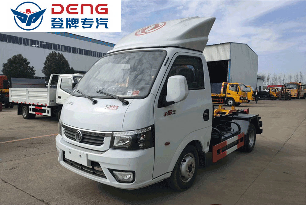 東風(fēng)途逸3方藍牌勾臂垃圾車(chē)_10