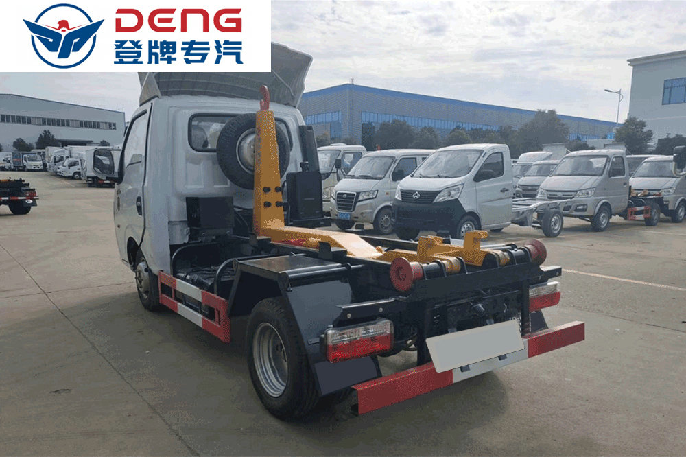 東風(fēng)途逸3方藍牌勾臂垃圾車(chē)_14