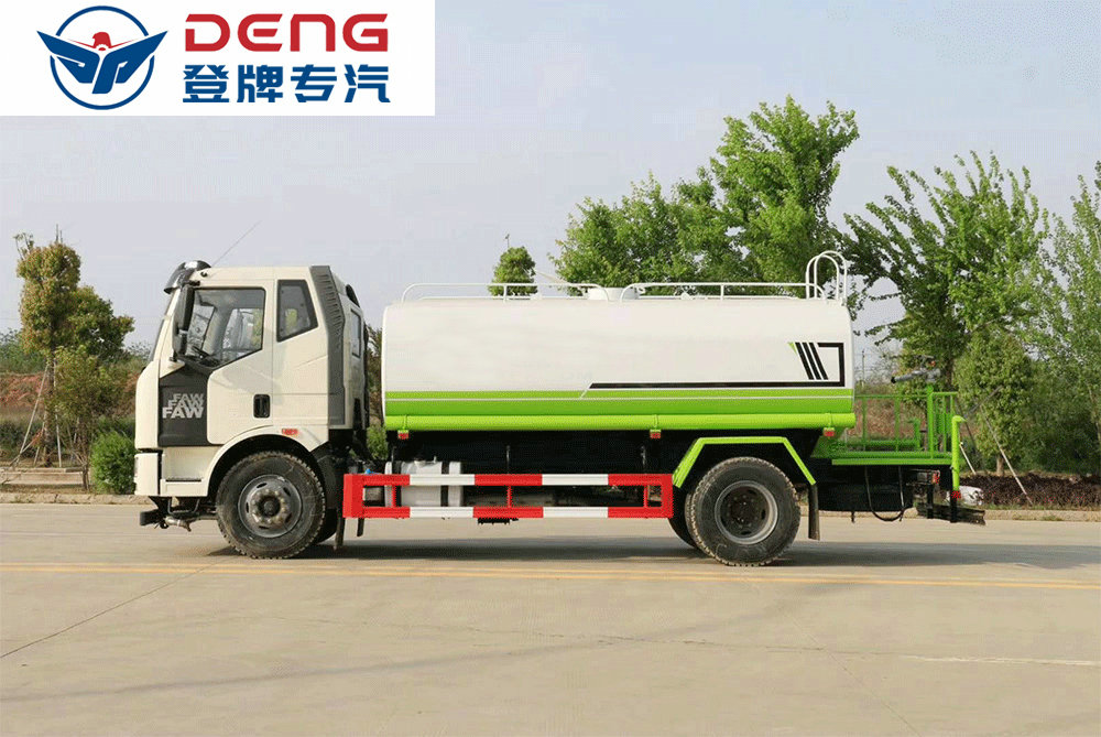 解放J6單橋14方灑水車(chē)_11