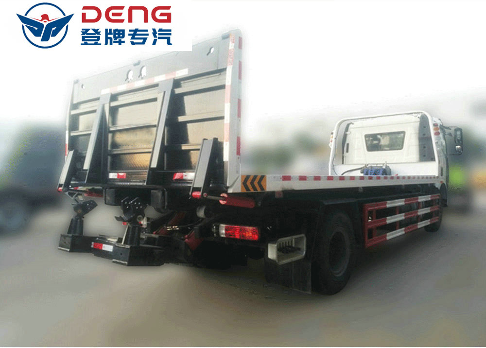 國六解放J6一拖二清障車(chē)_08