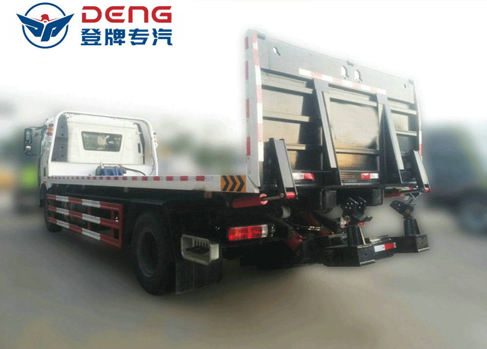 國六解放J6一拖二清障車(chē)_10