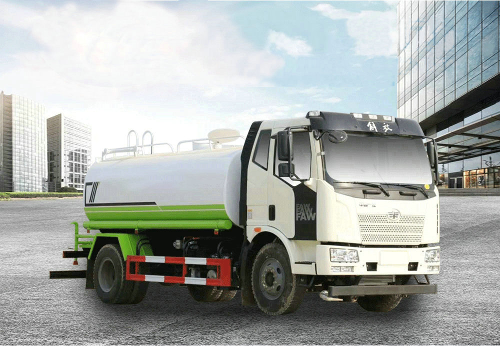 解放J6單橋14方灑水車(chē)_02