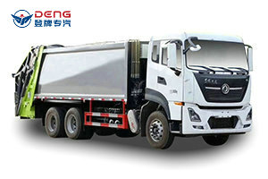 國六東風(fēng)天龍后雙橋18方壓縮垃圾車(chē)